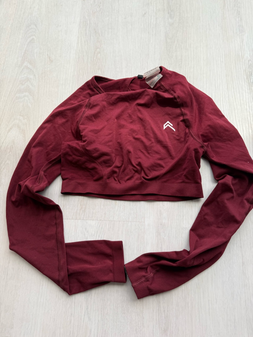 Oner Active Women's Rosewood Crop Long Sleeve Top